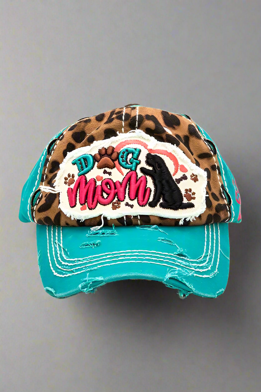 Dog Mom Vintage Cotton Cap