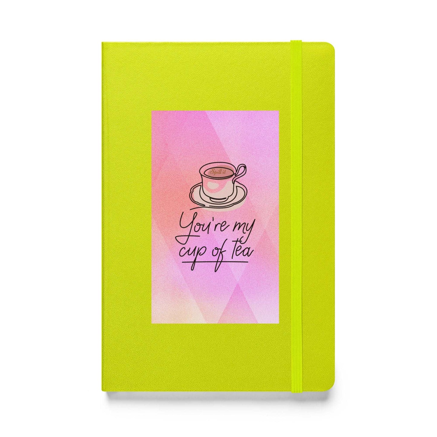Hardcover bound notebook