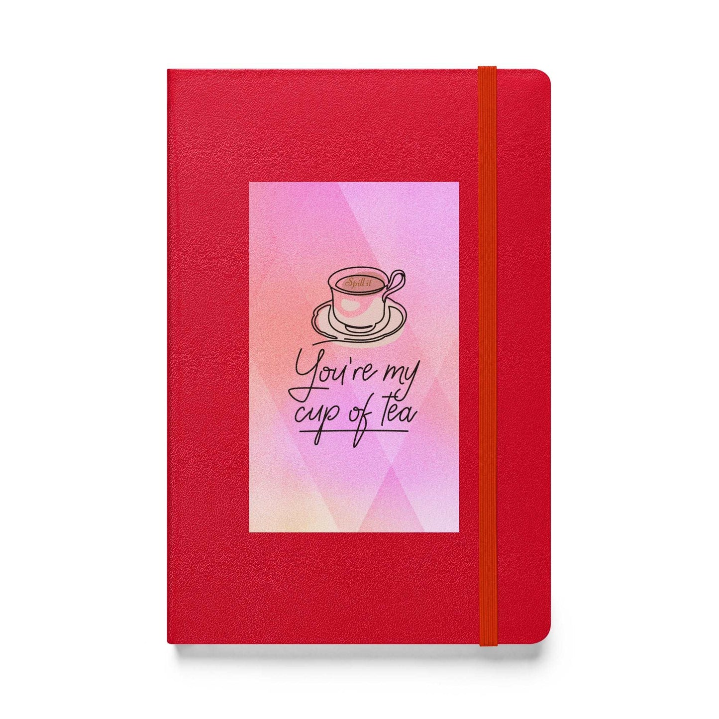Hardcover bound notebook