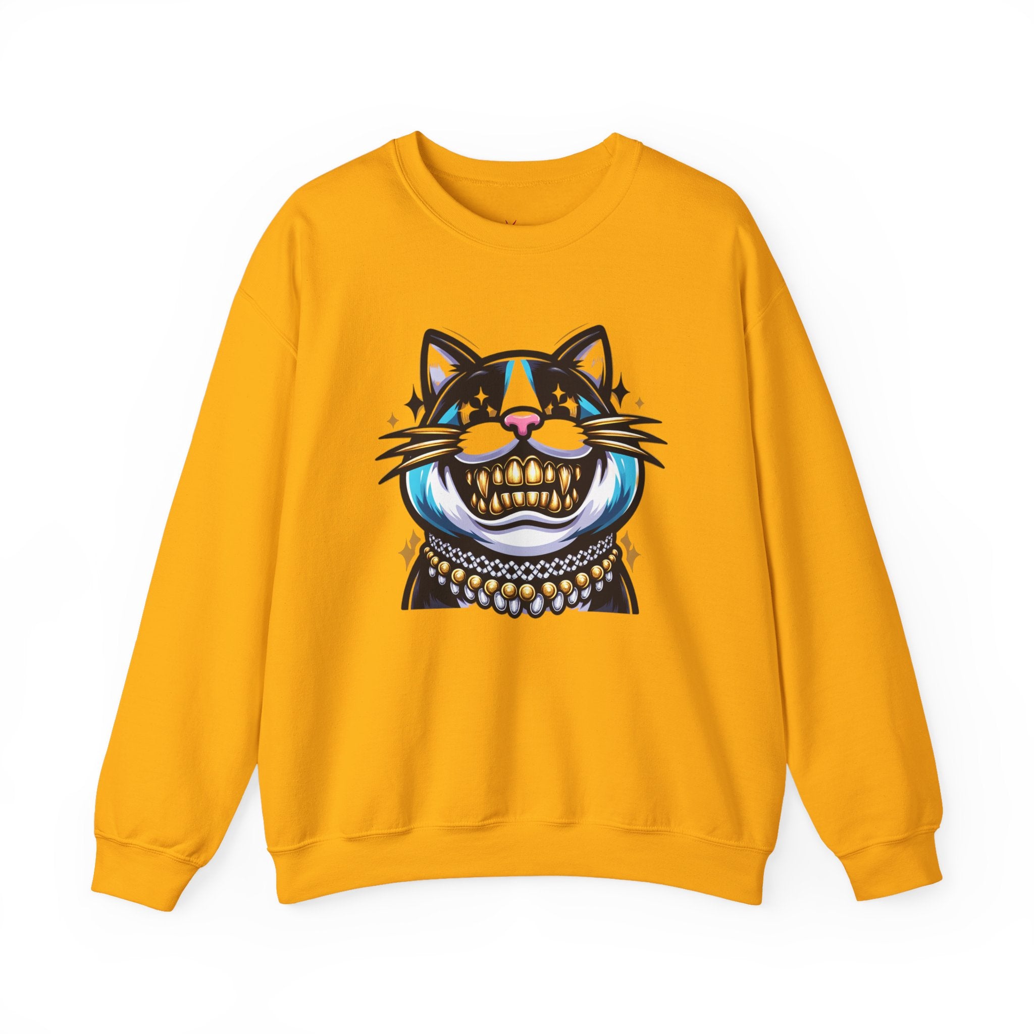Smile For Me Grillz Sweatshirt - Funny Streetwear Vibes