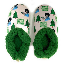 Load image into Gallery viewer, Lil Happy Trees - Women&#39;s Sherpa Slippers Socks
