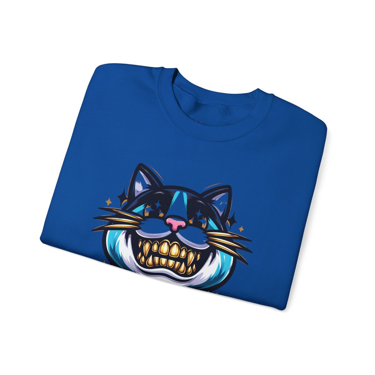 Smile For Me Grillz Sweatshirt - Funny Streetwear Vibes
