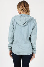 Load image into Gallery viewer, Ladies Denim Jacket with Hoodies
