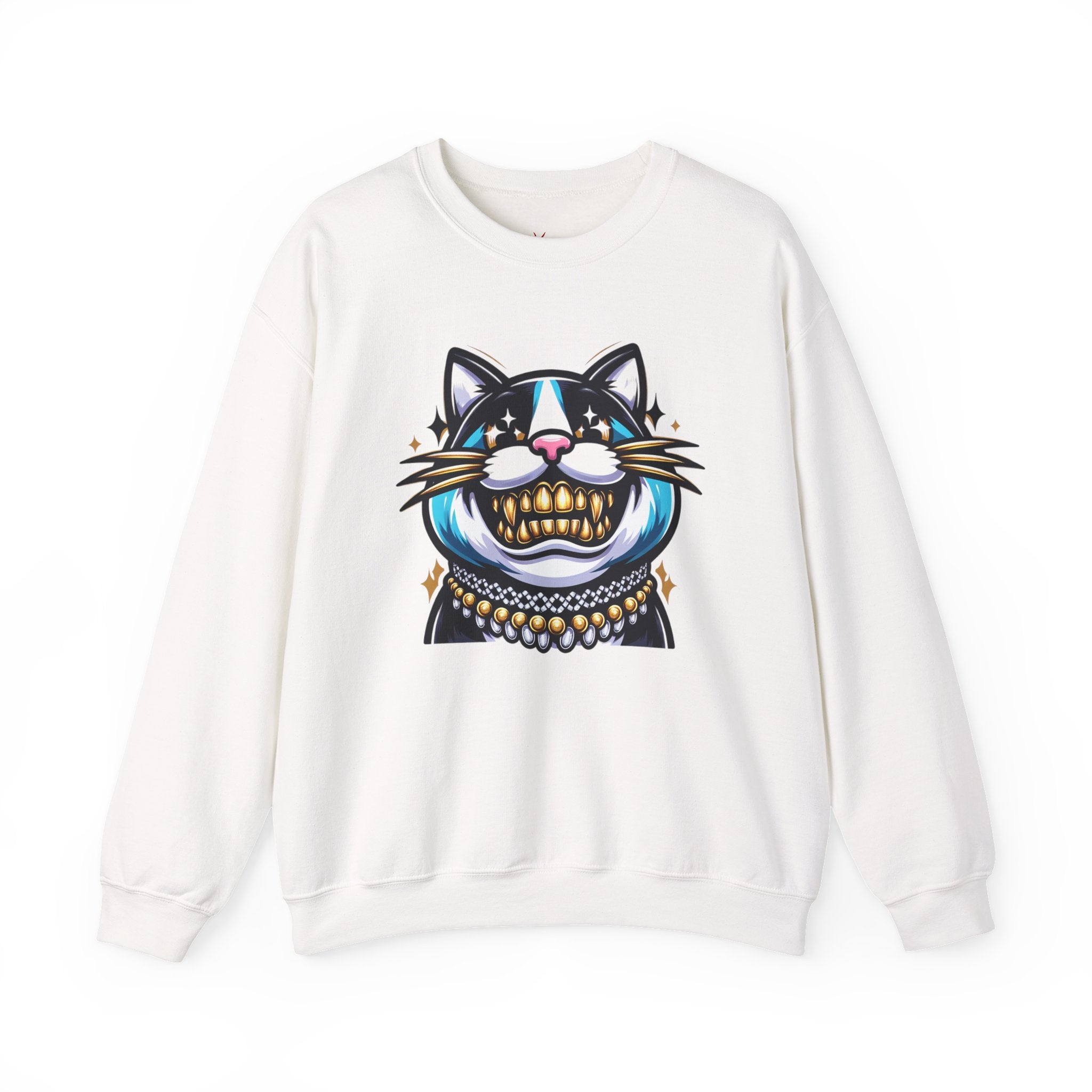 Smile For Me Grillz Sweatshirt - Funny Streetwear Vibes