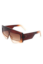 Load image into Gallery viewer, Rectangle Oversize Square Flat Top Sunglasses
