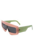 Load image into Gallery viewer, Rectangle Oversize Square Flat Top Sunglasses
