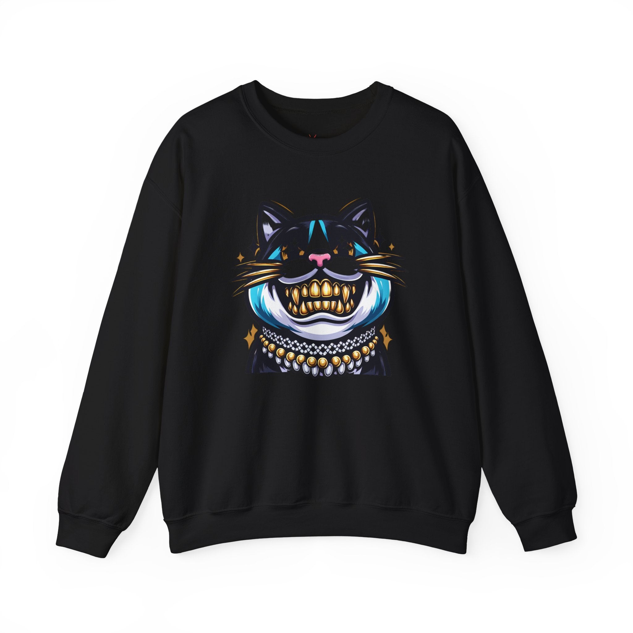 Smile For Me Grillz Sweatshirt - Funny Streetwear Vibes
