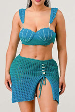 Load image into Gallery viewer, LITTLE MERMAID PERAL ADORABLE TWO PCS KNIT SET
