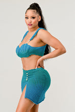 Load image into Gallery viewer, Mermaid Two piece knit set
