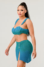 Load image into Gallery viewer, Mermaid Two piece knit set
