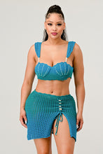 Load image into Gallery viewer, Mermaid Two piece knit set
