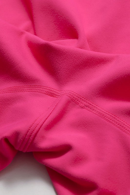 Solid sports jumpsuit
