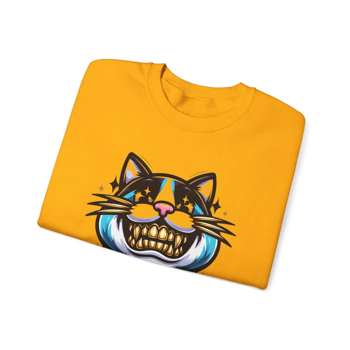Smile For Me Grillz Sweatshirt - Funny Streetwear Vibes