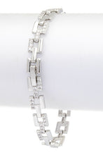 Load image into Gallery viewer, CZ Pave Chain Link Bracelet
