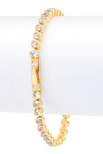 Load image into Gallery viewer, Cubic Zirconia Round Tennis Bracelet
