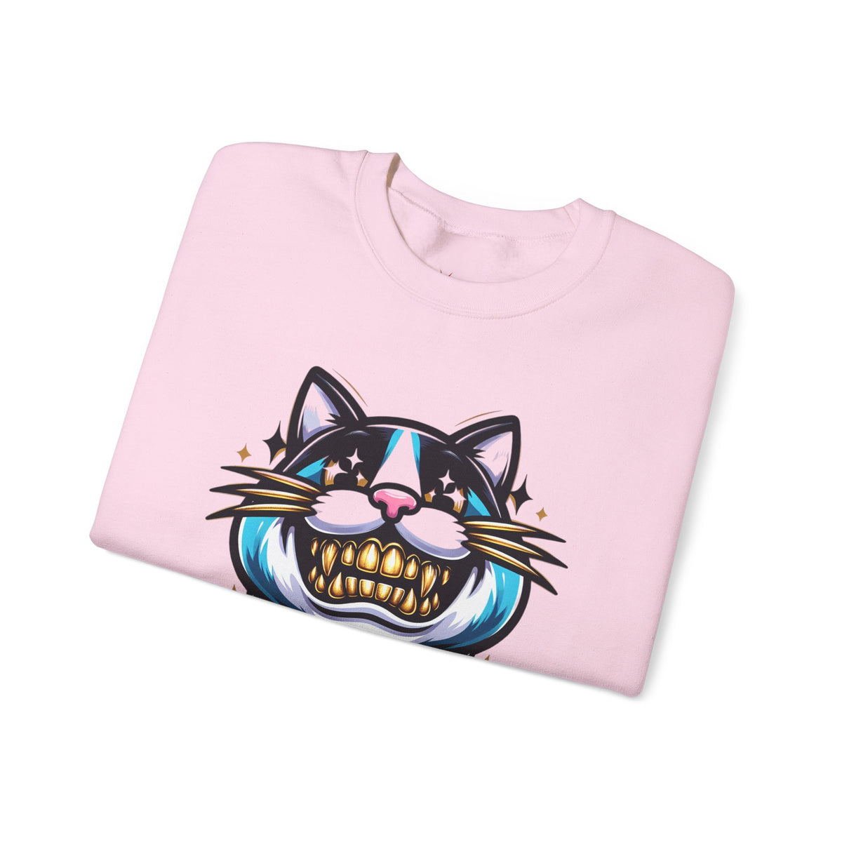 Smile For Me Grillz Sweatshirt - Funny Streetwear Vibes