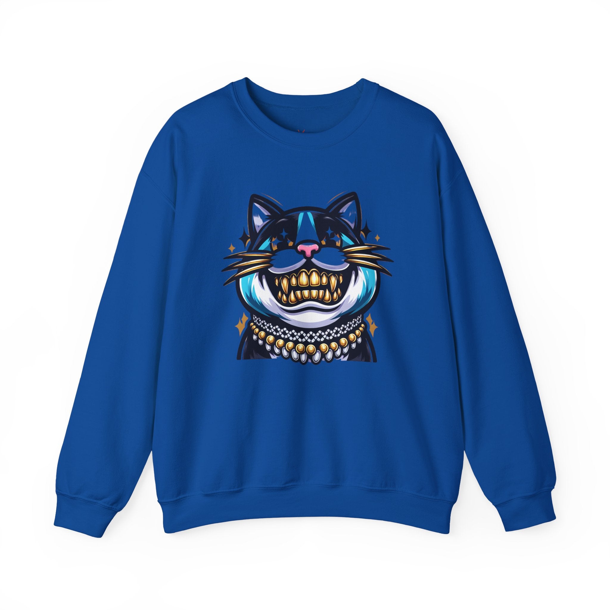 Smile For Me Grillz Sweatshirt - Funny Streetwear Vibes