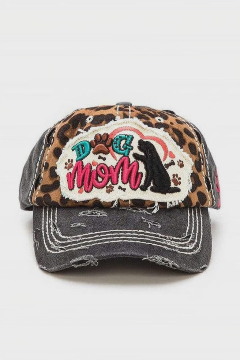 Video for Dog Mom Vintage Cotton Cap