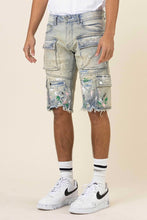 Load image into Gallery viewer, CARGO DENIM SHORTS
